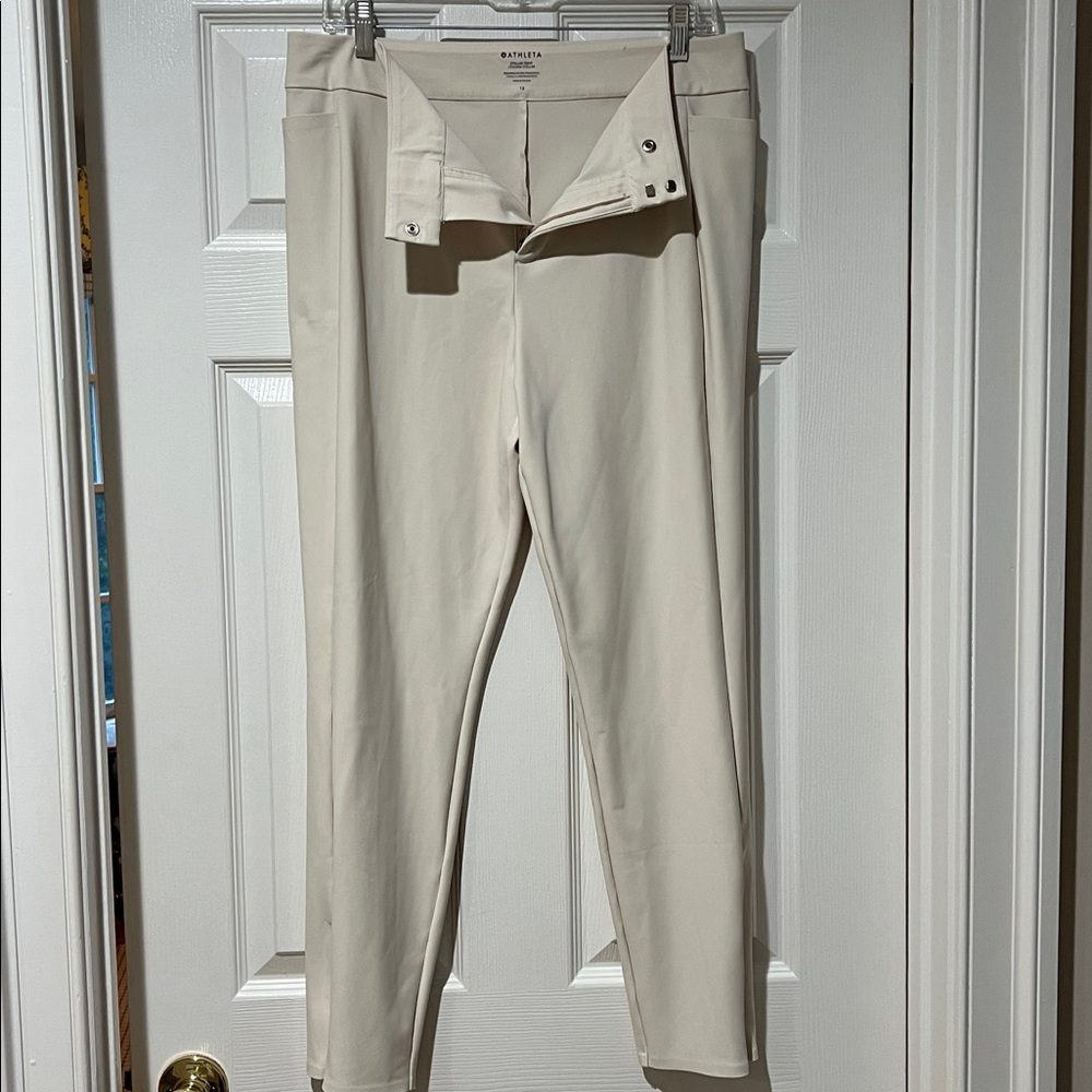 Athleta Cream Leggings